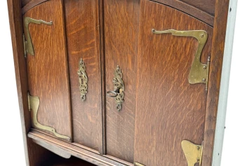 Arts & Crafts Art Nouveau Cabinet by H.P. Mutters & Zoon Den Haag, 1900s